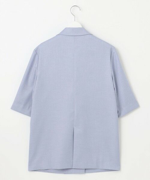 L size ONWARD(大きいサイズ) / エルサイズオンワード テーラードジャケット | 【洗える】ハーフスリーブ ジャケット | 詳細13