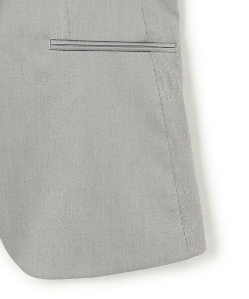 L size ONWARD(大きいサイズ) / エルサイズオンワード テーラードジャケット | 【セットアップ対応/洗える】ストレッチシャンブレー テーラードジャケット | 詳細10