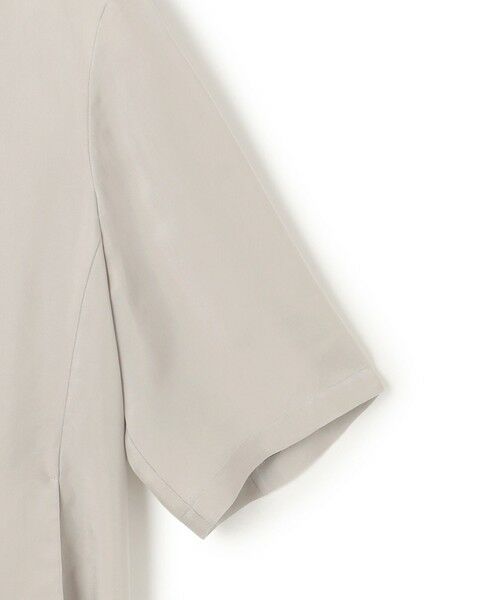 L size ONWARD(大きいサイズ) / エルサイズオンワード ノーカラージャケット | 【接触冷感性/洗える】フィブリルツイル ハーフスリーブ ジャケット | 詳細18