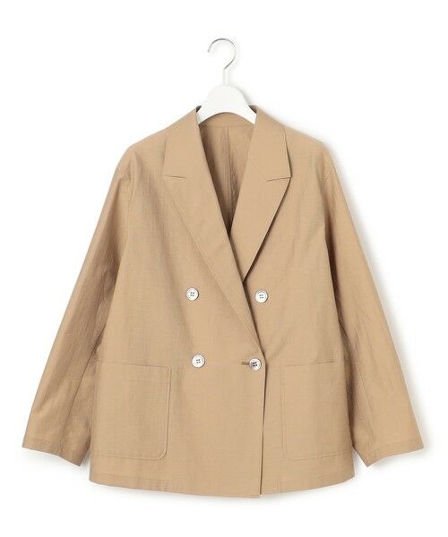 L size ONWARD(大きいサイズ) / エルサイズオンワード テーラードジャケット | 【洗える】MANTECO ブライトワッシャー ジャケット | 詳細4