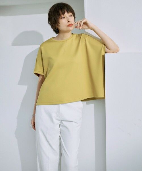 L size ONWARD(大きいサイズ) / エルサイズオンワード カットソー | 【洗える】サマーダンボール プルオーバー | 詳細5