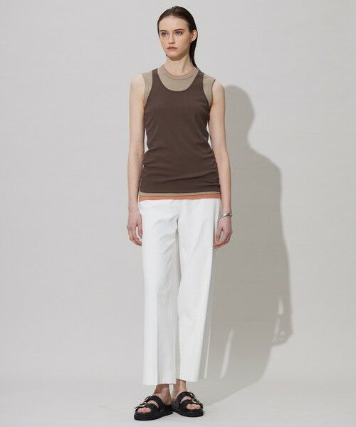 L size ONWARD(大きいサイズ) / エルサイズオンワード タンクトップ | 【洗える】レイヤードタンク | 詳細5