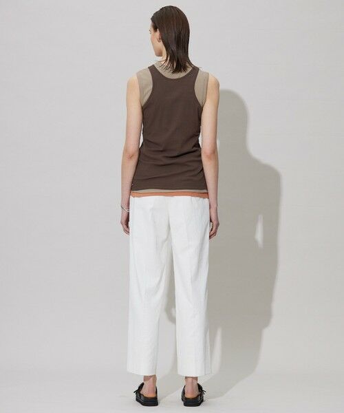L size ONWARD(大きいサイズ) / エルサイズオンワード タンクトップ | 【洗える】レイヤードタンク | 詳細7