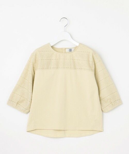 L size ONWARD(大きいサイズ) / エルサイズオンワード カットソー | 【洗える】スムースジャージー 刺繍 カットソー | 詳細7