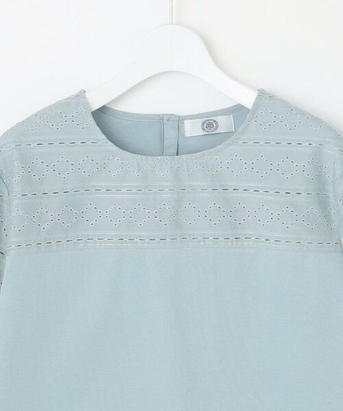 L size ONWARD(大きいサイズ) / エルサイズオンワード カットソー | 【洗える】スムースジャージー 刺繍 カットソー | 詳細15