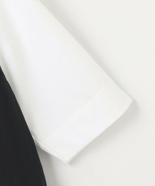 L size ONWARD(大きいサイズ) / エルサイズオンワード カットソー | 【洗える】ドッキングジャージー ビスチェライク プルオーバー | 詳細7