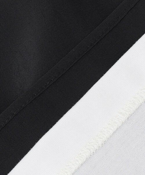 L size ONWARD(大きいサイズ) / エルサイズオンワード カットソー | 【洗える】ドッキングジャージー ビスチェライク プルオーバー | 詳細9