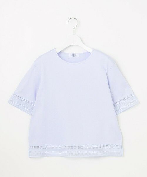 L size ONWARD(大きいサイズ) / エルサイズオンワード カットソー | 【洗える】スムースジャージー レース カットソー | 詳細21