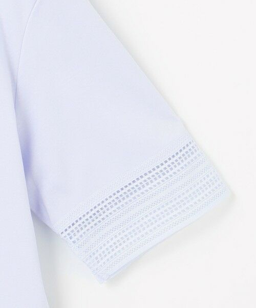 L size ONWARD(大きいサイズ) / エルサイズオンワード カットソー | 【洗える】スムースジャージー レース カットソー | 詳細24