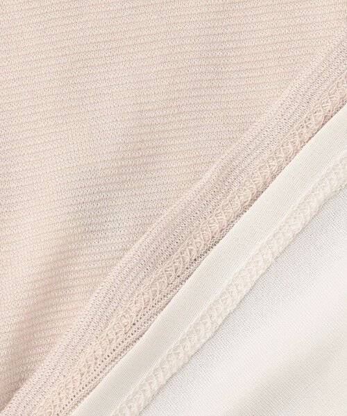 L size ONWARD(大きいサイズ) / エルサイズオンワード カットソー | 【洗える】ミラノ風天竺シアー カットソー | 詳細9