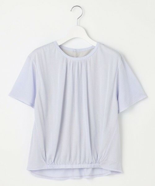 L size ONWARD(大きいサイズ) / エルサイズオンワード カットソー | 【洗える】ミラノ風天竺シアー カットソー | 詳細17