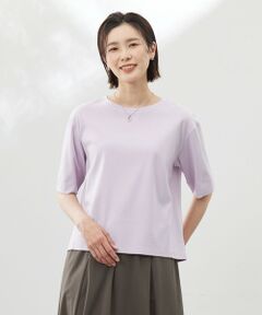 L size ONWARD(大きいサイズ) / エルサイズオンワード カットソー | 【洗える】フライスジャージー カットソー