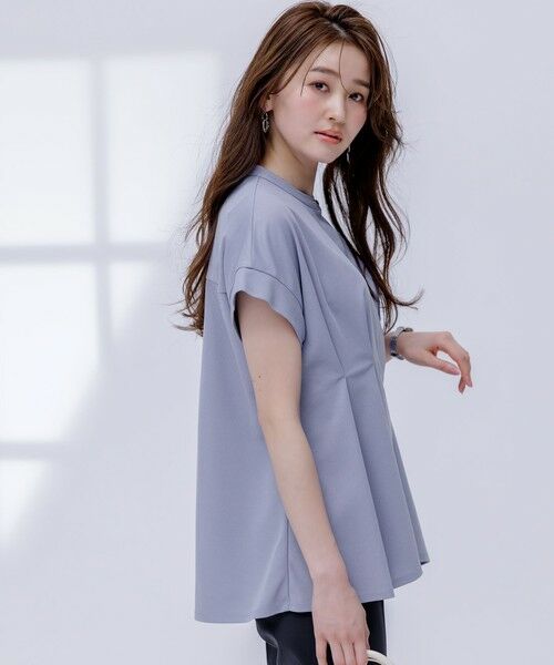 L size ONWARD(大きいサイズ) / エルサイズオンワード シャツ・ブラウス | 【洗える】カナパジャージー ブラウス | 詳細20