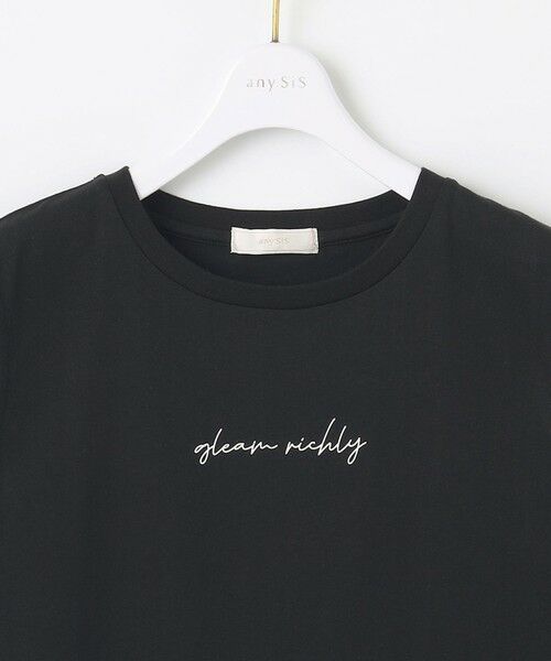 L size ONWARD(大きいサイズ) / エルサイズオンワード カットソー | 【洗える】ノースリーブロゴ Tシャツ | 詳細19