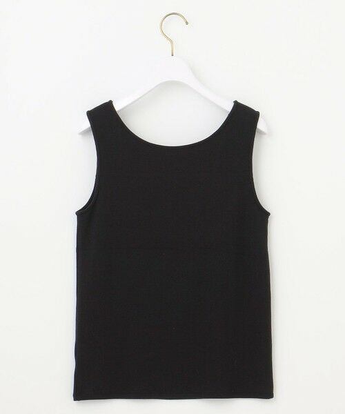 L size ONWARD(大きいサイズ) / エルサイズオンワード タンクトップ | 【洗える】シアーコンビスクエアネック タンクトップ | 詳細19