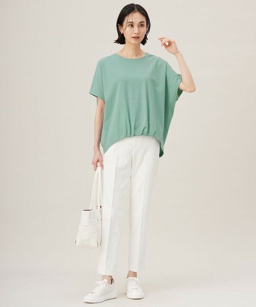 L size ONWARD(大きいサイズ) / エルサイズオンワード カットソー | 【接触冷感・UVカット・吸水速乾・抗菌防臭・洗える】ハイカウントフォルム Tシャツ | 詳細5