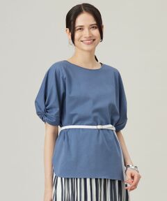 L size ONWARD(大きいサイズ) / エルサイズオンワード カットソー | 【接触冷感・UVカット・吸水速乾・抗菌防臭・洗える】ハイツイストポンチスリーブディティール カットソー