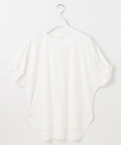 L size ONWARD(大きいサイズ) / エルサイズオンワード カットソー | 【接触冷感・UVカット・吸水速乾・抗菌防臭・洗える】ハイツイストポンチスリーブディティール カットソー | 詳細3