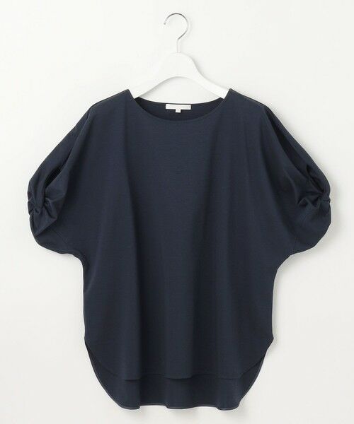 L size ONWARD(大きいサイズ) / エルサイズオンワード カットソー | 【接触冷感・UVカット・吸水速乾・抗菌防臭・洗える】ハイツイストポンチスリーブディティール カットソー | 詳細5