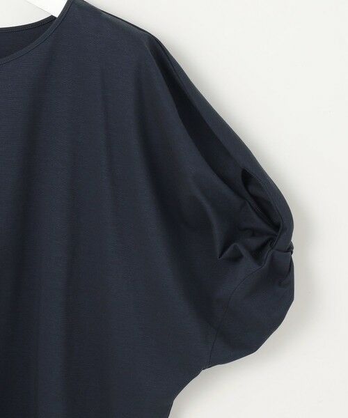 L size ONWARD(大きいサイズ) / エルサイズオンワード カットソー | 【接触冷感・UVカット・吸水速乾・抗菌防臭・洗える】ハイツイストポンチスリーブディティール カットソー | 詳細7