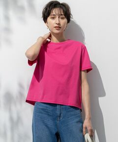 L size ONWARD(大きいサイズ) / エルサイズオンワード カットソー | 【洗える】ハイエンド クルーネック Tシャツ