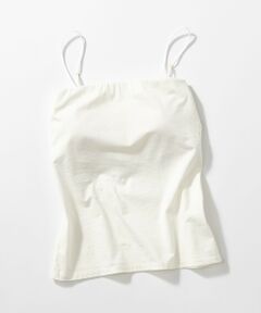 L size ONWARD(大きいサイズ) / エルサイズオンワード キャミソール・チューブトップ | 【洗える】ベアトップ パッド付き キャミソール