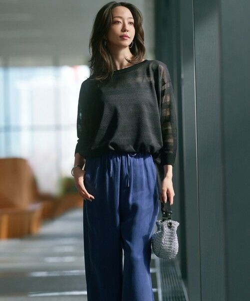 L size ONWARD(大きいサイズ) / エルサイズオンワード キャミソール・チューブトップ | 【洗える】ベアトップ パッド付き キャミソール | 詳細20