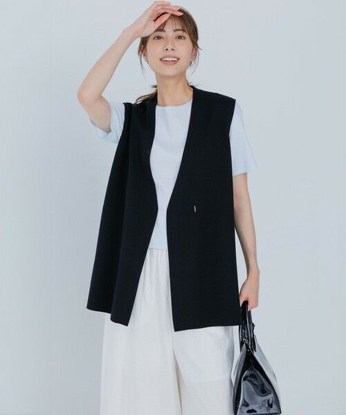 L size ONWARD(大きいサイズ) / エルサイズオンワード カットソー | 【速乾性/汗じみ防止】半袖 クロップド IT Tシャツ | 詳細29