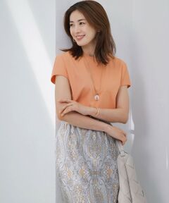 L size ONWARD(大きいサイズ) / エルサイズオンワード カットソー | 【汗じみ防止/速乾性】フレンチスリーブ  IT Tシャツ