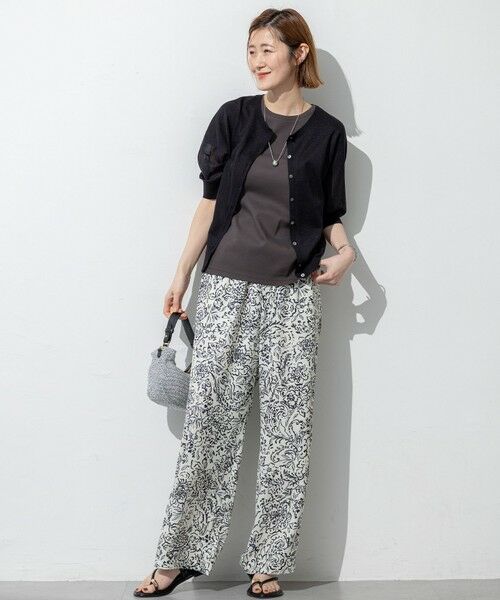 L size ONWARD(大きいサイズ) / エルサイズオンワード カットソー | 【汗じみ防止/速乾性】フレンチスリーブ  IT Tシャツ | 詳細24