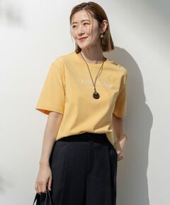 L size ONWARD(大きいサイズ) / エルサイズオンワード カットソー | 【洗える】ボタニカル カラー Tシャツ