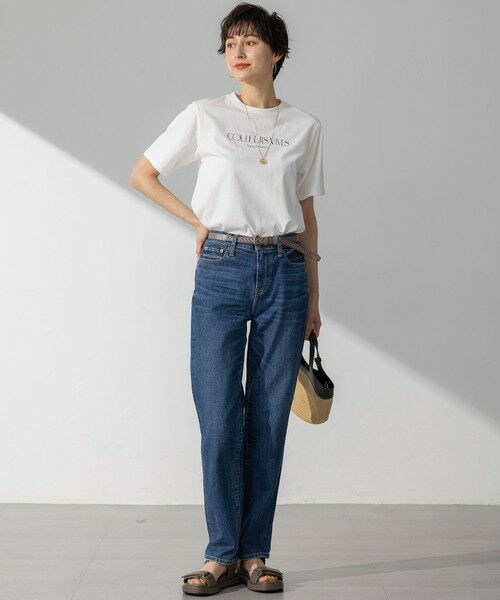 L size ONWARD(大きいサイズ) / エルサイズオンワード カットソー | 【洗える】ボタニカル カラー Tシャツ | 詳細2