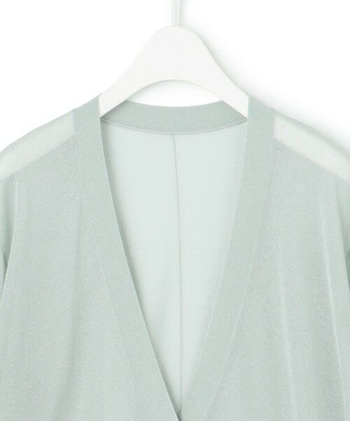 L size ONWARD(大きいサイズ) / エルサイズオンワード カーディガン・ボレロ | 【洗える】ドライシアーカーディガン | 詳細6