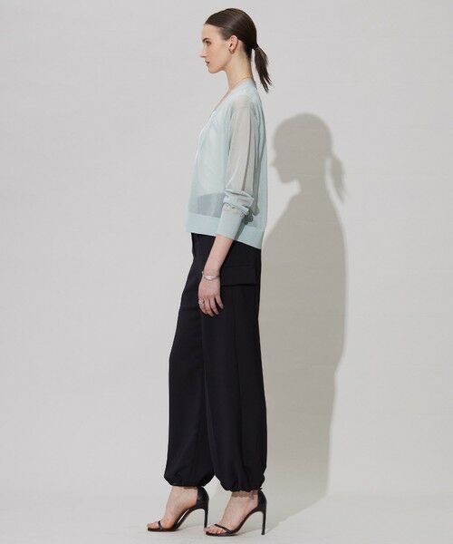 L size ONWARD(大きいサイズ) / エルサイズオンワード カーディガン・ボレロ | 【洗える】ドライシアーカーディガン | 詳細2