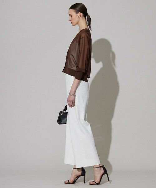 L size ONWARD(大きいサイズ) / エルサイズオンワード カーディガン・ボレロ | 【洗える】ドライシアーカーディガン | 詳細17