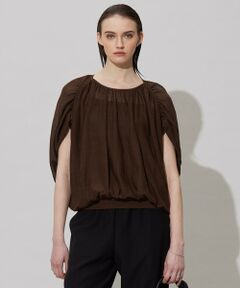 L size ONWARD(大きいサイズ) / エルサイズオンワード ニット・セーター | 【洗える】アセテートペーパーハイゲージ プルオーバーニット