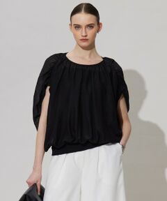 L size ONWARD(大きいサイズ) / エルサイズオンワード ニット・セーター | 【洗える】アセテートペーパーハイゲージ プルオーバーニット