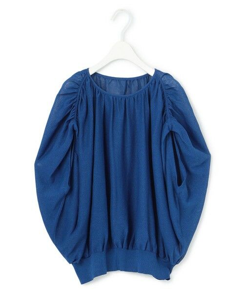 L size ONWARD(大きいサイズ) / エルサイズオンワード ニット・セーター | 【洗える】アセテートペーパーハイゲージ プルオーバーニット | 詳細4