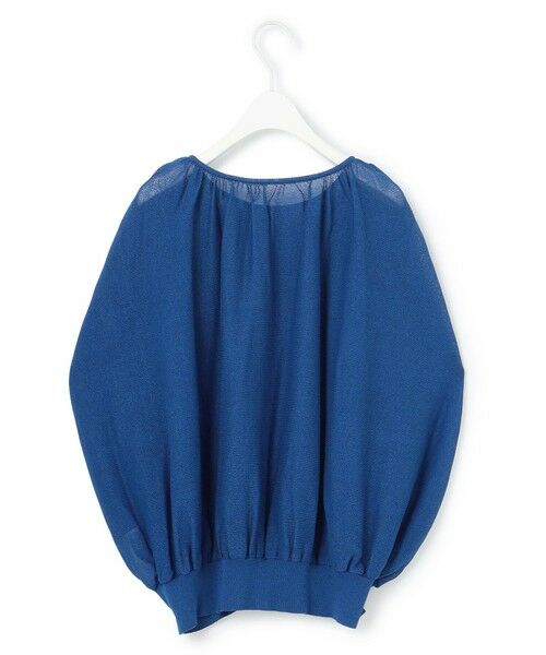 L size ONWARD(大きいサイズ) / エルサイズオンワード ニット・セーター | 【洗える】アセテートペーパーハイゲージ プルオーバーニット | 詳細5