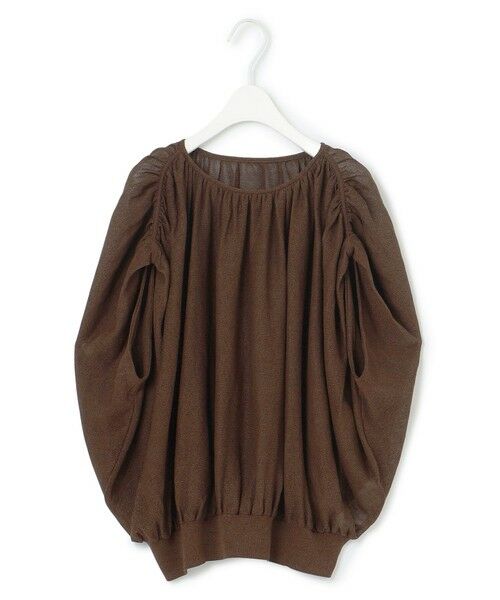 L size ONWARD(大きいサイズ) / エルサイズオンワード ニット・セーター | 【洗える】アセテートペーパーハイゲージ プルオーバーニット | 詳細13