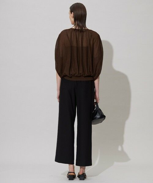 L size ONWARD(大きいサイズ) / エルサイズオンワード ニット・セーター | 【洗える】アセテートペーパーハイゲージ プルオーバーニット | 詳細12