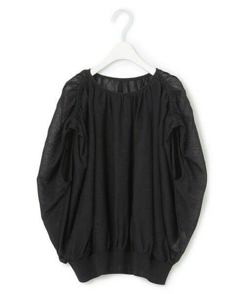 L size ONWARD(大きいサイズ) / エルサイズオンワード ニット・セーター | 【洗える】アセテートペーパーハイゲージ プルオーバーニット | 詳細17