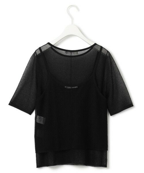 L size ONWARD(大きいサイズ) / エルサイズオンワード ニット・セーター | 【洗える】マルチレイヤードハイゲージ ニットプルオーバー | 詳細10