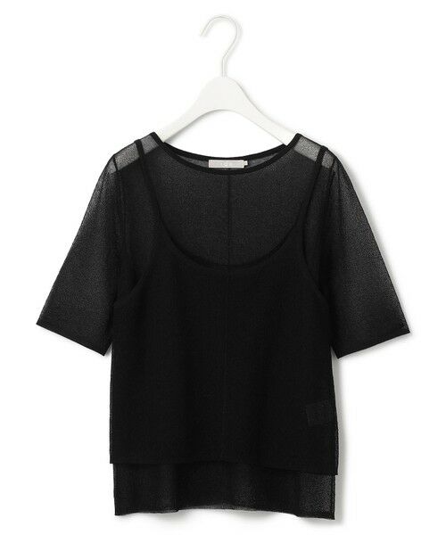 L size ONWARD(大きいサイズ) / エルサイズオンワード ニット・セーター | 【洗える】マルチレイヤードハイゲージ ニットプルオーバー | 詳細5