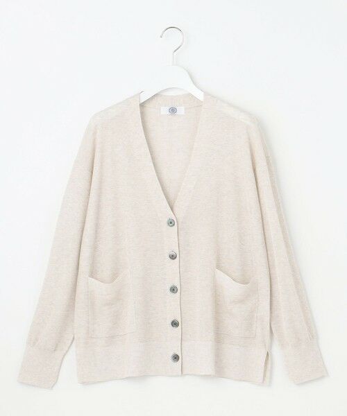 L size ONWARD(大きいサイズ) / エルサイズオンワード カーディガン・ボレロ | 【洗える】Vis/Peスパーク ニット カーディガン | 詳細2