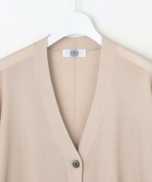 L size ONWARD(大きいサイズ) / エルサイズオンワード カーディガン・ボレロ | 【洗える】Vis/Peスパーク ニット カーディガン | 詳細6
