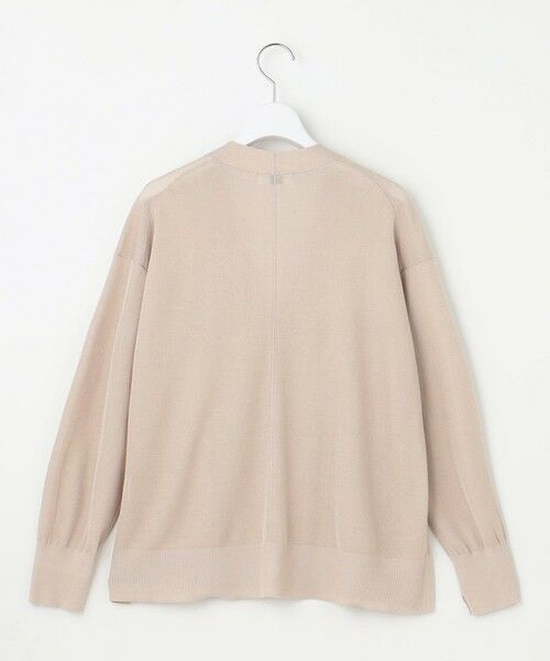 L size ONWARD(大きいサイズ) / エルサイズオンワード カーディガン・ボレロ | 【洗える】Vis/Peスパーク ニット カーディガン | 詳細5