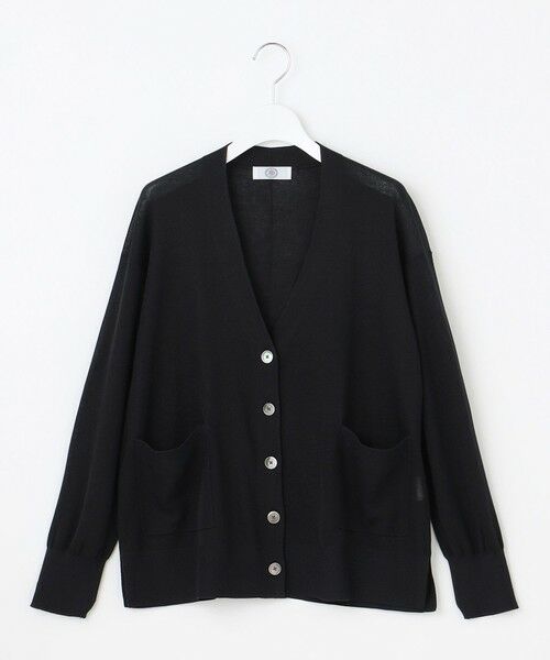 L size ONWARD(大きいサイズ) / エルサイズオンワード カーディガン・ボレロ | 【洗える】Vis/Peスパーク ニット カーディガン | 詳細13