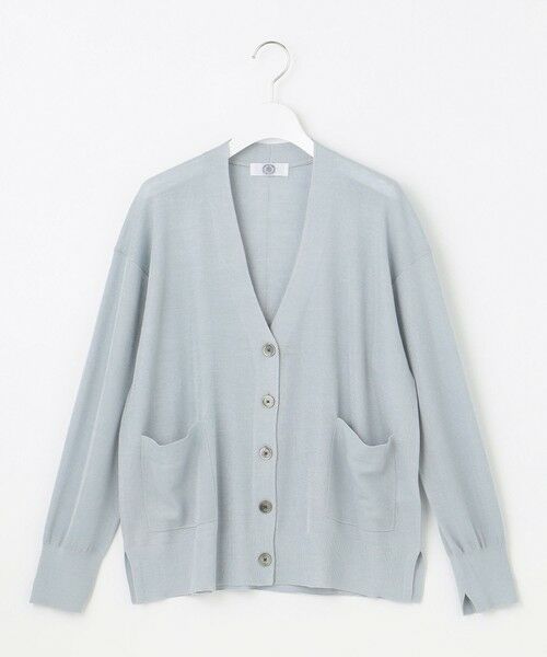 L size ONWARD(大きいサイズ) / エルサイズオンワード カーディガン・ボレロ | 【洗える】Vis/Peスパーク ニット カーディガン | 詳細15