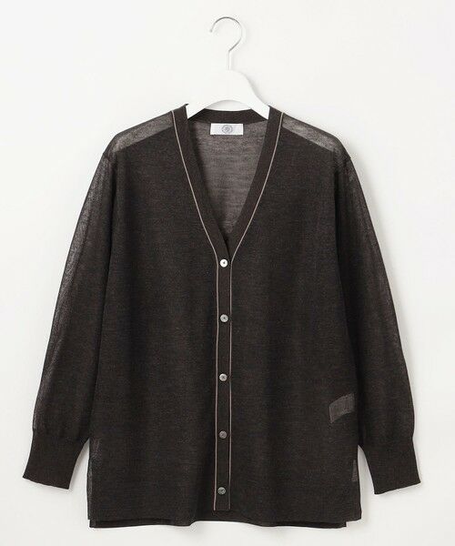 L size ONWARD(大きいサイズ) / エルサイズオンワード カーディガン・ボレロ | 【WEB限定カラーあり・洗える】Vis/Peスパーク ニット カーディガン | 詳細18
